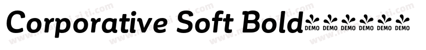 Corporative Soft Bold字体转换
